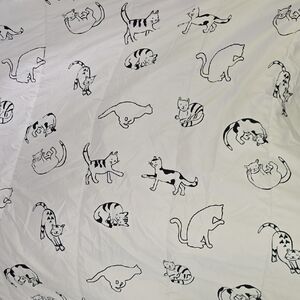 New Bedding Set Cat Comforter Sheet And Sham Set